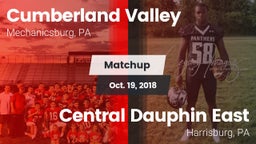Matchup: Cumberland Valley vs. Central Dauphin East  2018