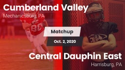 Matchup: Cumberland Valley vs. Central Dauphin East  2020
