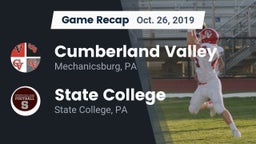 Recap: Cumberland Valley  vs. State College  2019