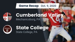 Recap: Cumberland Valley  vs. State College  2020