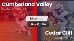 Matchup: Cumberland Valley vs. Cedar Cliff  2020