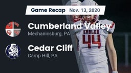Recap: Cumberland Valley  vs. Cedar Cliff  2020