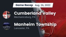 Recap: Cumberland Valley  vs. Manheim Township  2022