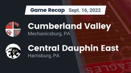 Recap: Cumberland Valley  vs. Central Dauphin East  2022