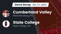 Recap: Cumberland Valley  vs. State College  2022