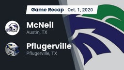 Recap: McNeil  vs. Pflugerville  2020
