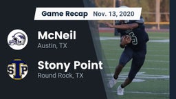 Recap: McNeil  vs. Stony Point  2020