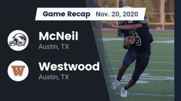Recap: McNeil  vs. Westwood  2020