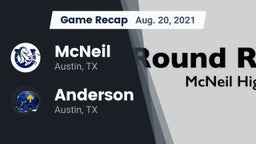 Recap: McNeil  vs. Anderson  2021