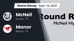 Recap: McNeil  vs. Manor  2022