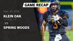 Recap: Klein Oak  vs. Spring Woods 2016