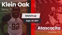 Matchup: Klein Oak High vs. Atascocita  2017