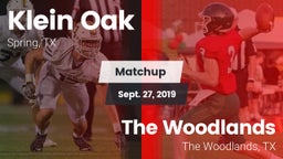 Matchup: Klein Oak High vs. The Woodlands  2019