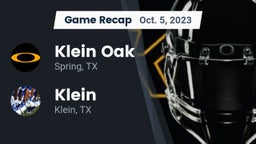 Recap: Klein Oak  vs. Klein  2023