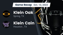 Recap: Klein Oak  vs. Klein Cain  2023