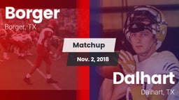 Matchup: Borger  vs. Dalhart  2018