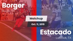 Matchup: Borger  vs. Estacado  2019
