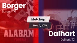 Matchup: Borger  vs. Dalhart  2019