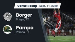 Recap: Borger  vs. Pampa  2020