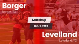 Matchup: Borger  vs. Levelland  2020