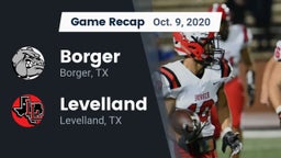 Recap: Borger  vs. Levelland  2020