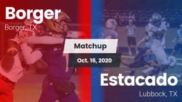 Matchup: Borger  vs. Estacado  2020