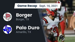 Recap: Borger  vs. Palo Duro  2021