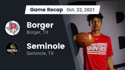 Recap: Borger  vs. Seminole  2021