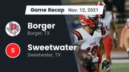 Recap: Borger  vs. Sweetwater  2021