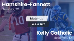 Matchup: Hamshire-Fannett vs. Kelly Catholic  2017