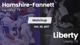 Matchup: Hamshire-Fannett vs. Liberty  2017