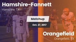 Matchup: Hamshire-Fannett vs. Orangefield  2017