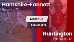 Matchup: Hamshire-Fannett vs. Huntington  2018