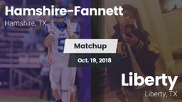 Matchup: Hamshire-Fannett vs. Liberty  2018