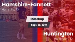 Matchup: Hamshire-Fannett vs. Huntington  2019