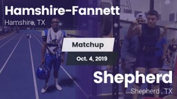 Matchup: Hamshire-Fannett vs. Shepherd  2019