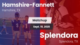 Matchup: Hamshire-Fannett vs. Splendora  2020