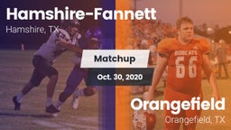 Matchup: Hamshire-Fannett vs. Orangefield  2020