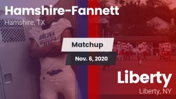 Matchup: Hamshire-Fannett vs. Liberty  2020