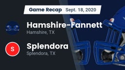 Recap: Hamshire-Fannett  vs. Splendora  2020