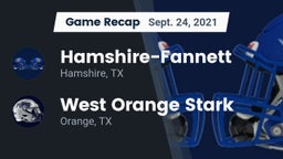 Recap: Hamshire-Fannett  vs. West Orange Stark  2021