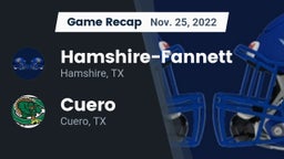 Recap: Hamshire-Fannett  vs. Cuero  2022