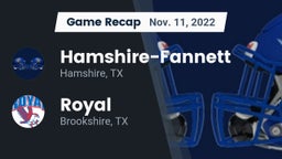 Recap: Hamshire-Fannett  vs. Royal  2022