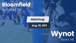 Matchup: Bloomfield High vs. Wynot  2017