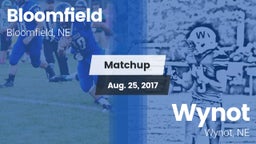 Matchup: Bloomfield High vs. Wynot  2016