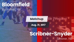 Matchup: Bloomfield High vs. Scribner-Snyder  2017