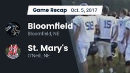 Recap: Bloomfield  vs. St. Mary's  2017