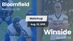 Matchup: Bloomfield High vs. Winside  2018