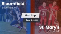 Matchup: Bloomfield High vs. St. Mary's  2018