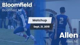 Matchup: Bloomfield High vs. Allen  2018